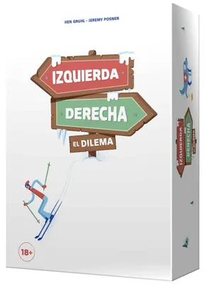 Produktbild von Asmodee Izquierda Derecha El Dilema Kartenspiel Mehrfarbig  Mehrfarbig One Size