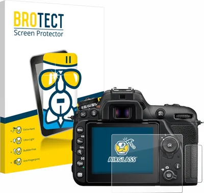 Produktbild von BROTECT Schutzglas für Nikon D7500 Schutzfolie Panzer Folie Glas Display Schutz klar