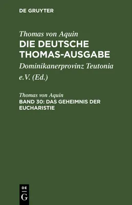 Produktbild von Das Geheimnis der Eucharistie