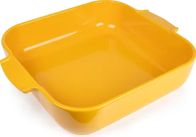 Produktbild von PEUGEOT Keramik Auflaufform APOLLIA 36cm Groß Quadratisch Safrangelb Backofen