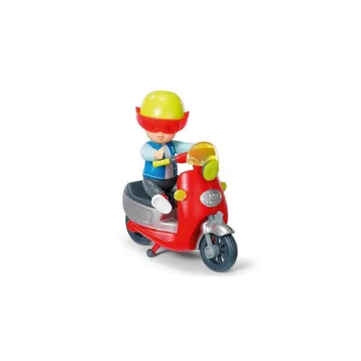 Obrázok produktu pre BABY born Minis Simon hracia súprava s kolobežkou a prilbou, 7 cm