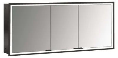 Image de emco prime Armoire de toilette avec éclairage, 1600 mm, 3 portes, modèle encastré, 949713596