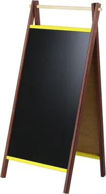 Produktbild von Kundenstopper P 110cm Holz Tafel Aufsteller Werbetafel Holztafel Werbung Kreide Kreidetafel Werbeaufsteller