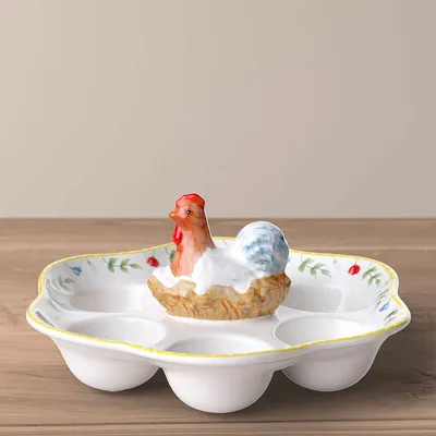 Produktbild von Villeroy & Boch Spring Awakening Eierteller Hahn & Henne