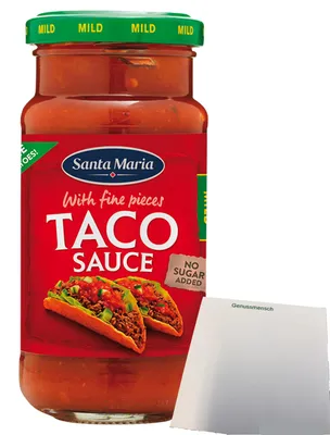 Produktbild von Santa Maria Taco Sauce Mild (220g Glas) + usy Block