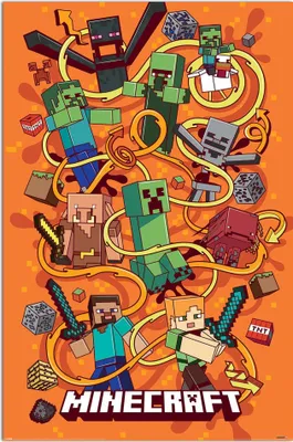 Produktbild von Poster Minecraft Funtage Montage 61x91.5cm