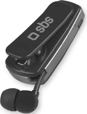 Image de SBS TEROLLCLIPBTK Casque & écouteurs Sans fil intra-auriculaire Appels/Musique Bluetooth Noir