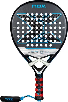 A studio shot of a padel racket.