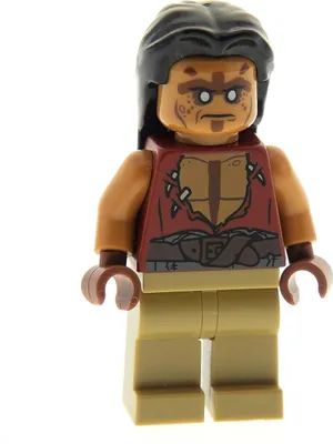 Produktbild von 1x Lego Minifigur Fluch der Karibik Yeoman Zombie Doppelgesicht 4191 poc027