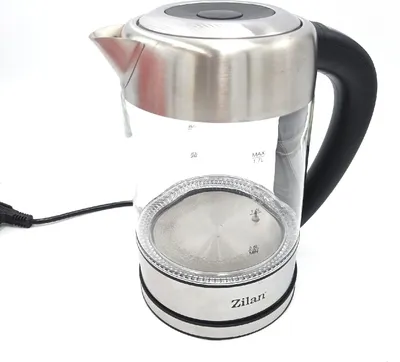 Produktbild von Zilan Wasserkocher Glas LED Digitalanzeige 1,7 l 5 Einstellungen Klein Modern
