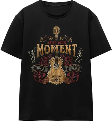 Obrázok produktu pre Coco - Tričko "Seize Your Moment In The Land Of The Dead" pre mužov/dámy Uni TV17123 (S) (Black)