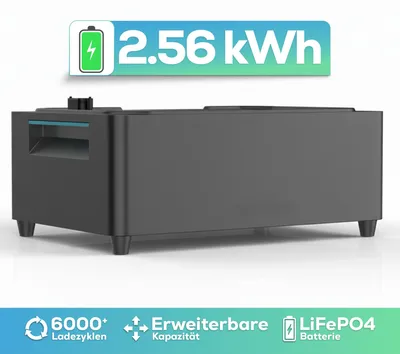 Produktbild von Speicher MARSTEK Jupiter C + Plus Erweiterungsakku Solarspeicher 2,56kWh LiFePO4 Solarakku für PV Systeme Balkonkraftwerk 6000 Zyklen, WIFI uBluetooth