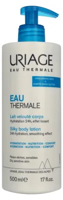 Produktbild von Uriage Eau Thermale, Lotion, Frauen, Feuchtigkeitsspendend, trockene Haut, Empflindliche Haut, 500 ml, Hyaluronsäure, Sheabutter
