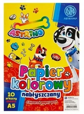 Produktbild von Blattpapier-Notizbuch im Format A5, 10 Blatt, Marke ASTRA