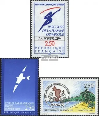 Produktbild von Briefmarken Frankreich 1991 Mi 2866,2869,2870 (kompl.Ausg.) postfrisch Olympia