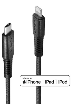 Immagine prodotto di LINDY 3m verstärktes USB Typ C an Lightning Ladekabel
