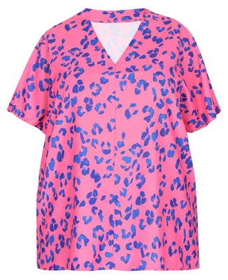 Zdjęcie produktu dla Bluzka damska Nettie – różowa, XXXL
