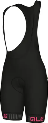 Immagine prodotto di Pantaloni da ciclismo estivi da donna Alé Solid Traguardo neri/rosa