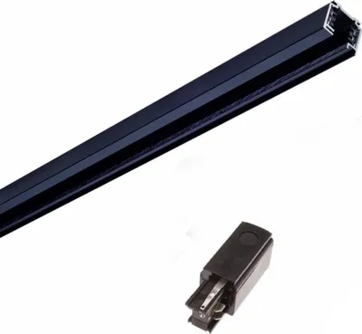 Produktbild von 3-Phasen-Stromschiene für 2m LED-Strahler SCHWARZ