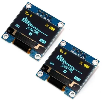 2er-Pack 0,96" OLED Display Modul 128x64 I2C/SPI