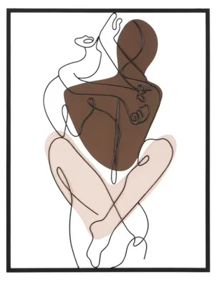 Obrázok produktu pre Železný nástenný panel s vyobrazením páru, 60 x 80 cm