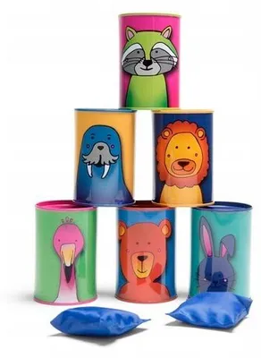 Produktbild von BS Toys Dosenwerfen, Dosenwurfspiel, Mehrfarbig, Junge/Mädchen, 3 Jahr(e), China, 300 mm