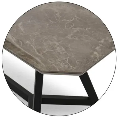 Produktbild von Esstisch Modern Minimalistisch Grau Elegant Stilvoll Komfortabel