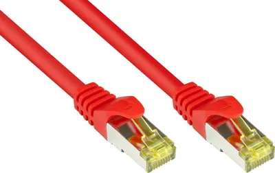 Produktbild von Good Connections  Patchkabel m. Cat.7 Rohkabel  rot 0,15m