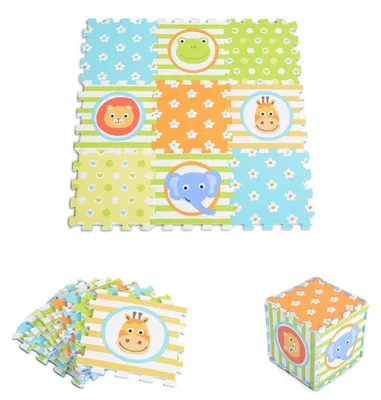 Produktbild von Moni Puzzlematte 9 teilig Puzzleteppich Teilegröße 31 x 31 cm EVA-Schaum