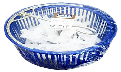 Produktbild von Wäschekorb mit 20 bunten Wäscheklammern, Einheitsgröße