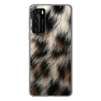 Produktbild von MuchoWow® Handyhülle Schutzhülle Hülle für Huawei P40 Nahaufnahme Pantherdruck Silikon Softcase Handy Hülle - Handytasche