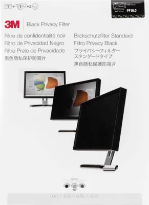 Immagine prodotto di 3M PF190C4B Filtro privacy nero per 48,3cm 19,0 5:4