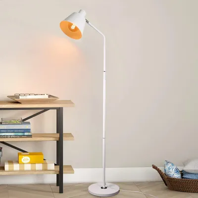 Imagen del producto de Lámpara de pie retro ZMH, 166 cm, casquillo E27, bombilla (máx. 40W) con base antideslizante