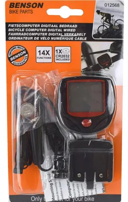 Obrázok produktu pre Cyklopočítač s 14 funkciami, čierny, cyklopočítač