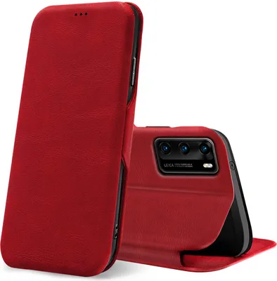 Produktbild von Shell Flip Case für Huawei P40 Hülle Book Cover Handy Tasche mit Kartenfach Premium Schutzhülle