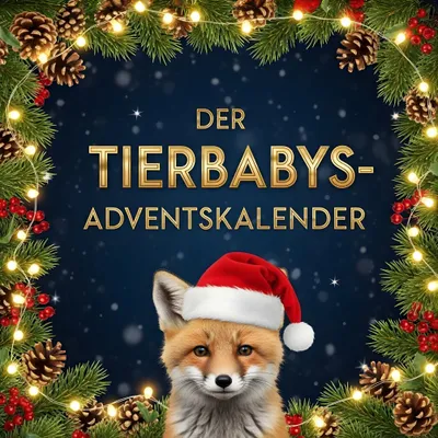 Produktbild von Adventskalender Tierbabys 24 Türchen mit Geschichten, Fakten, Rezepten und Bastelideen
