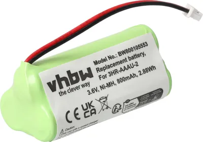 Produktbild von vhbw Akku kompatibel mit Bang & Olufsen BeoCom 2 schnurlos Festnetz Telefon (800 mAh, 3,6 V, NiMH)