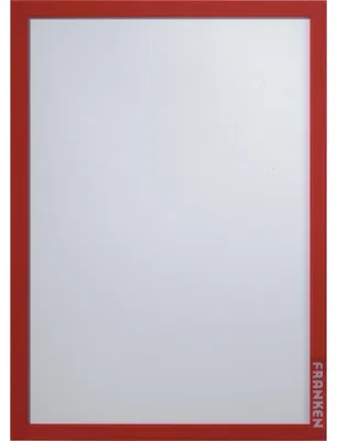 Image de FRANKEN AR14012? FRANKEN Magnetrahmen selbstklebend PRO rot A4, 2 St.