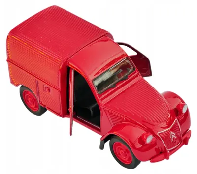 Produktbild von Dromader Citroen 2CV Lieferwagen Metallauto Blau 1:32