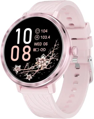 Produktbild von Damen Smartwatch rund mit Telefonfunktion 1.19" AMOLED Display Fitnessuhr mit Herzfrequenz SpO2 Schlafmonitor & 100+ Sportmodi