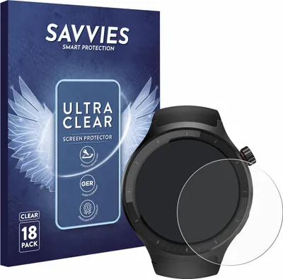 Produktbild von 18x Für Motorola Moto Watch 2026 Schutzfolie Savvies Displayschutz Display Schutz Folie Klar Transparent