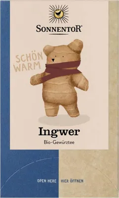 Immagine prodotto di Tè allo zenzero D-Ingwer, confezione da 23,4g