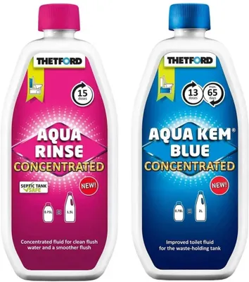 Produktbild von THETFORD Duopack Aqua Kem Blue 0,78 Liter & Aqua Rinse 0,75 Liter