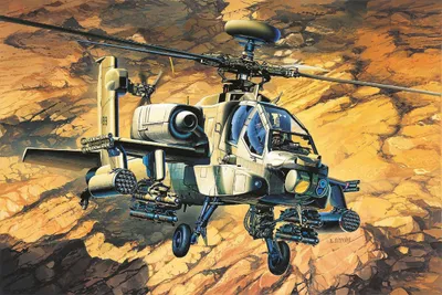 Obrázek produktu pro Model Kit vrtulník 12262 - AH-64A (1:48)