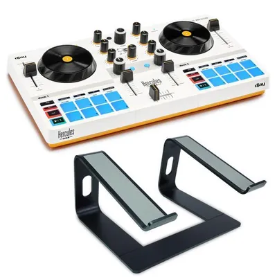 Immagine prodotto di Hercules DJControl Mix Ultra controller DJ mobile con supporto per laptop