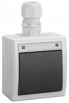 Image de Aquant 2K Connecteur Simple Escalier Étanche Ip65 Gris 5001-65