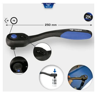 Produktbild von Brilliant Tools 1/2 Zoll Umschaltknarre