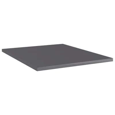 Zdjęcie produktu dla vidaXL Półki na książki 8 szt. Szary wysoki połysk 40x50x1,5 cm