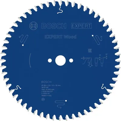 Produktbild von EXPERT Wood Kreissägeblatt, 184x2,6/1,6x16 mm, Z56