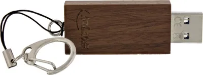 Immagine prodotto di InLine - USB-Flash-Laufwerk - 64GB - USB3.0 - Walnussholz (35064W)